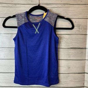 Cat & Jack Boy’s Sleeveless Rash Guard Blue 4T Swim Shirt Toddler Water Wear NWT